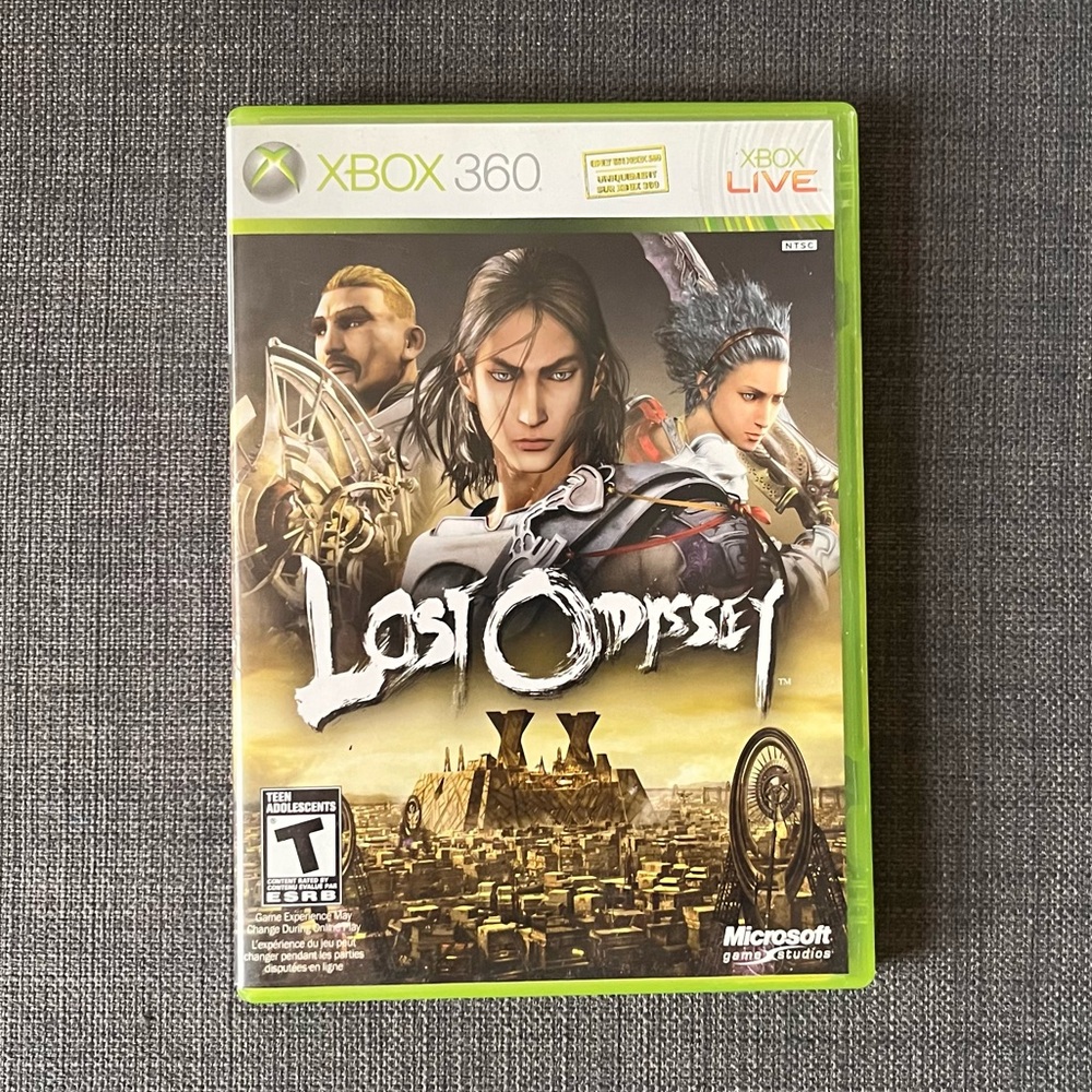 Lost Odyssey Xbox 360 Game Complete 4 Discs